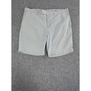 Polo Ralph Lauren Suffield Fit Seersucker Striped Chino Shorts Mens Sz 38‎